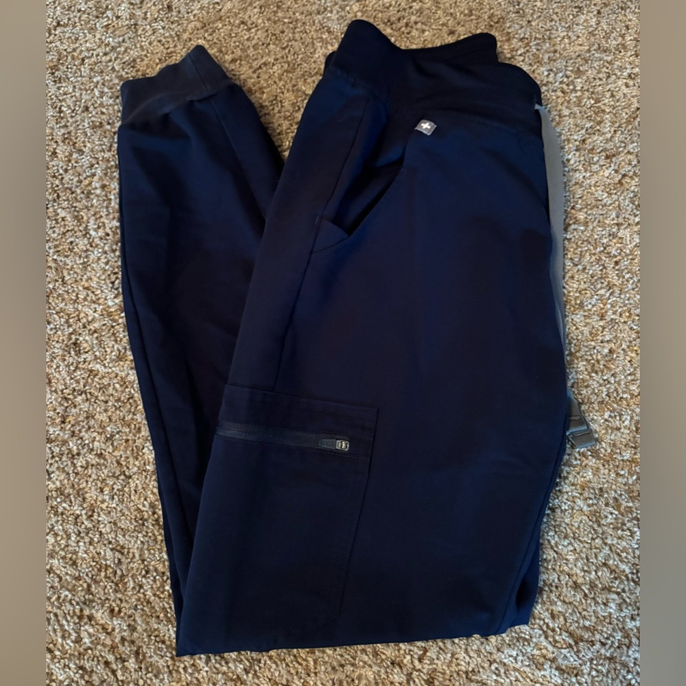Figs Zamora Jogger Scrub Pants Navy